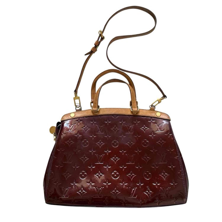 Louis Vuitton monogram Vernis 2 way bag AA0143 authentic with COA 13x10x4