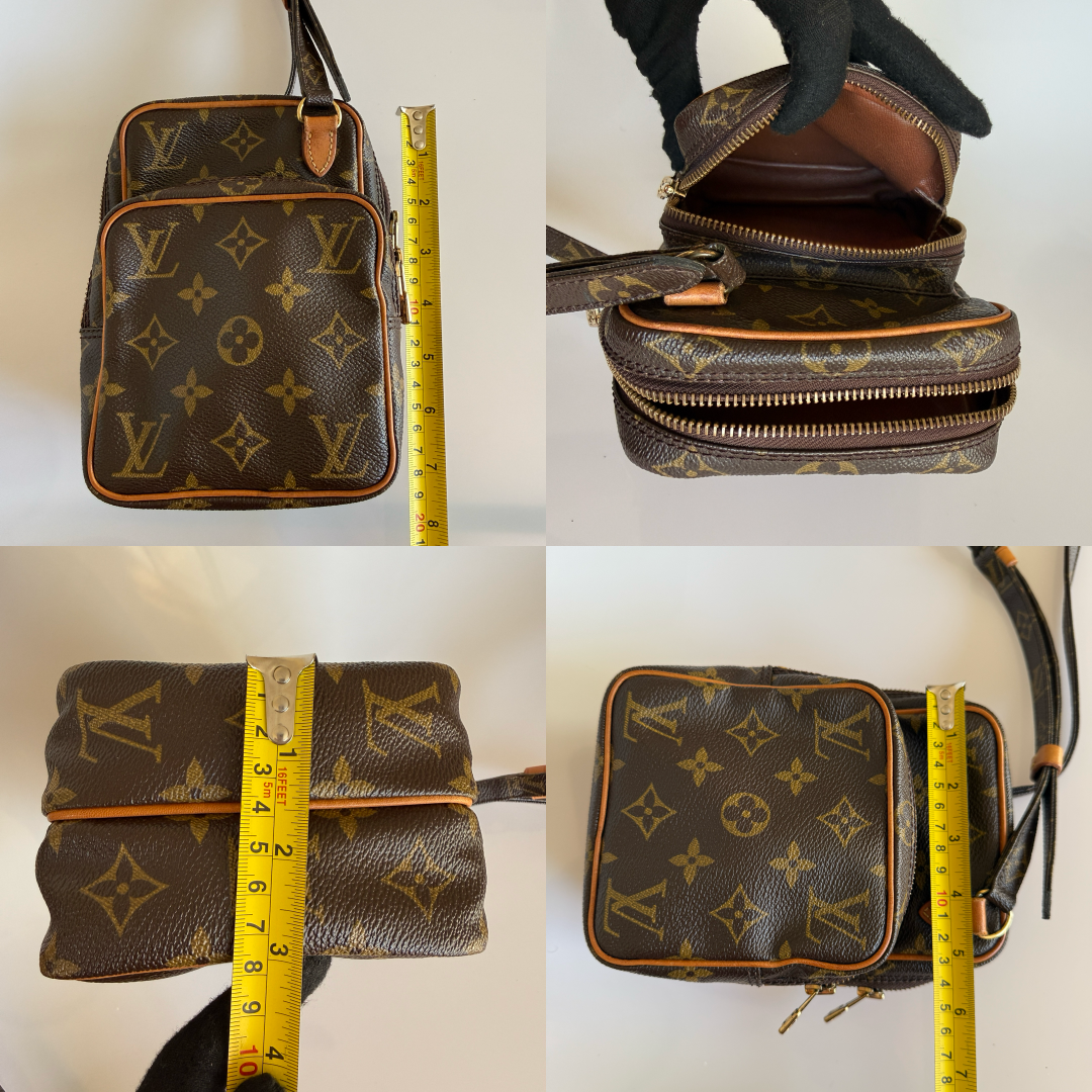 Louis Vuitton monogram Amazon crossbody bag Mini unisex authentic with COA 872