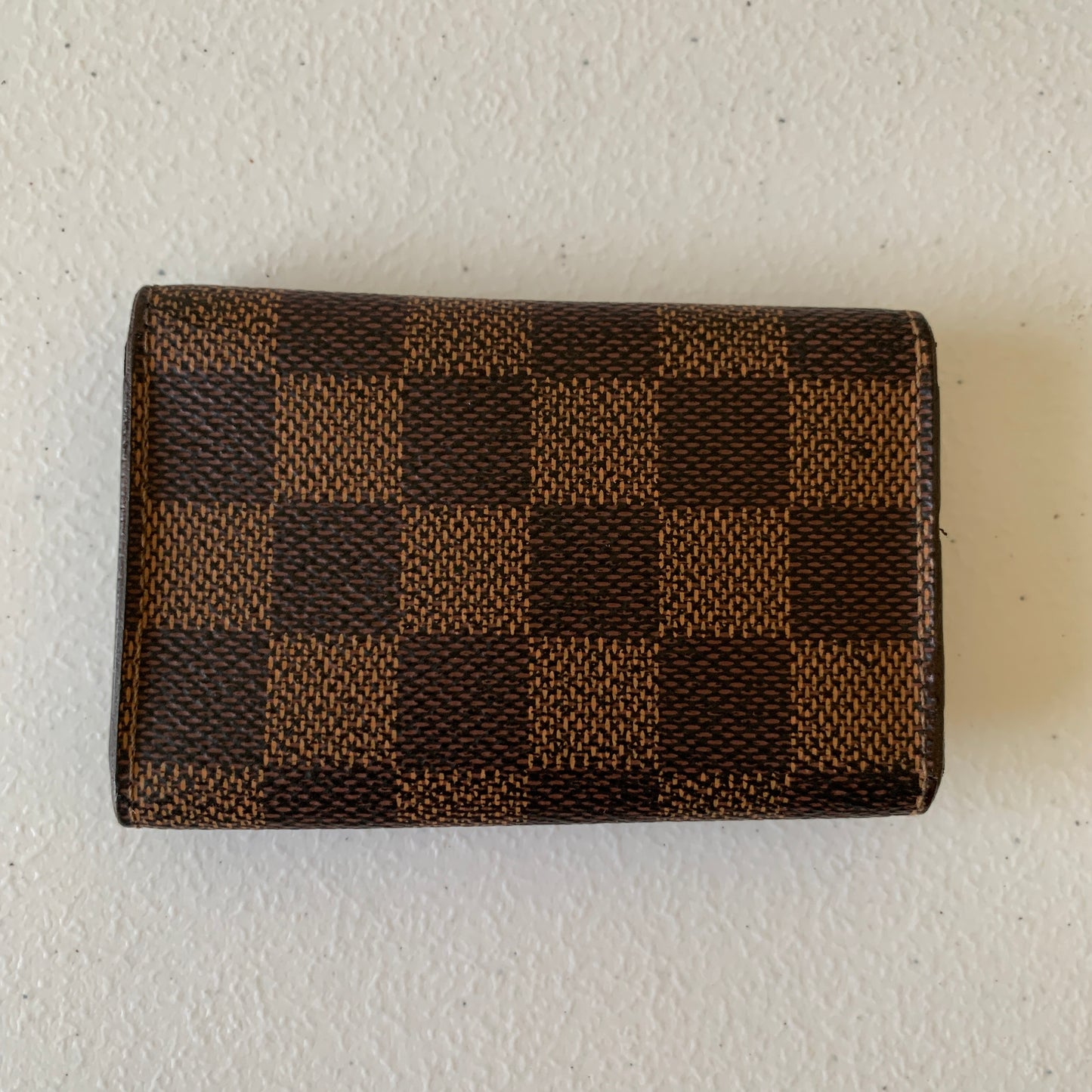 Louis Vuitton damier brown keyholder TJ4118 authentic with COA