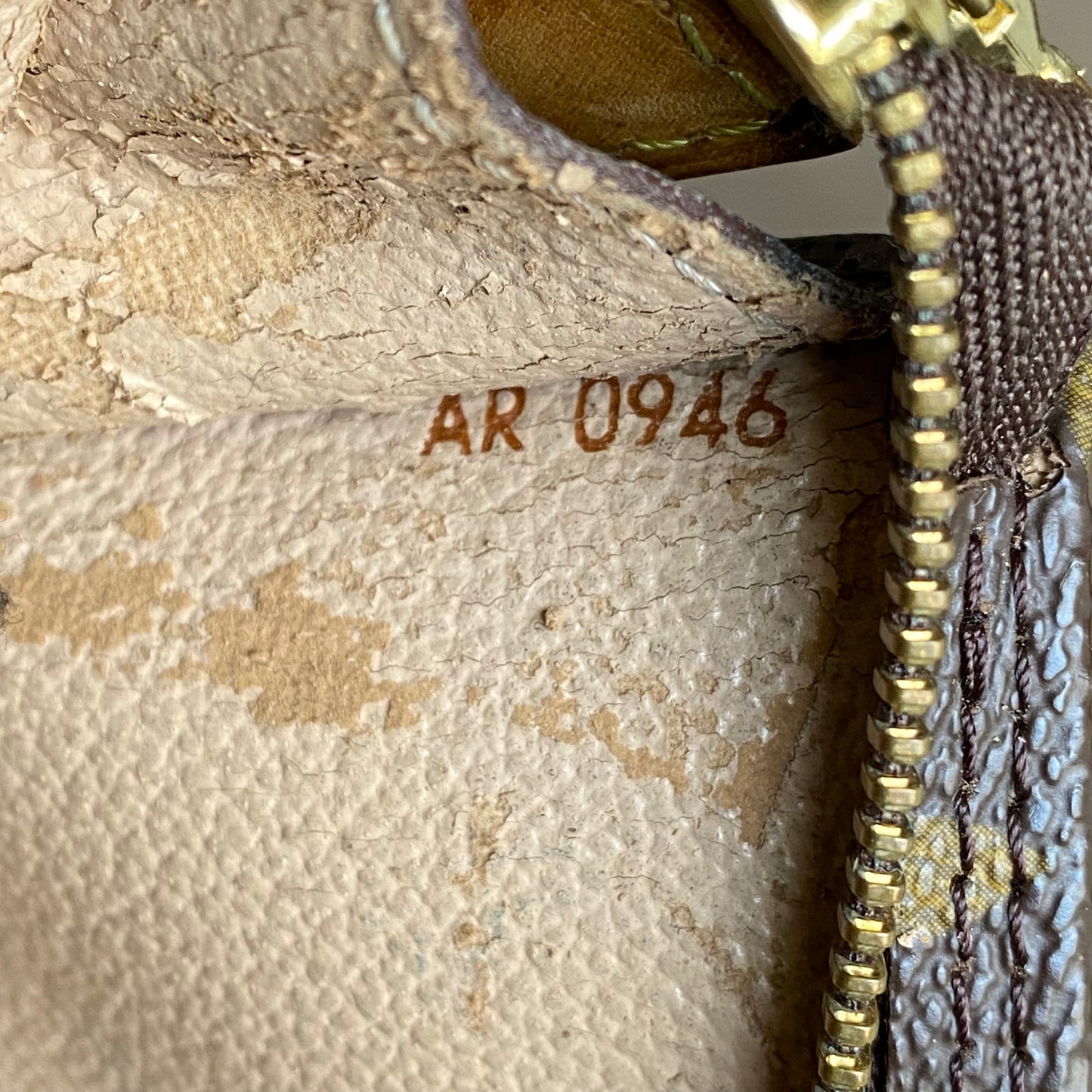 Louis Vuitton monogram bucket accessory bag AR0946 Authentic with coa 6.7x4.3