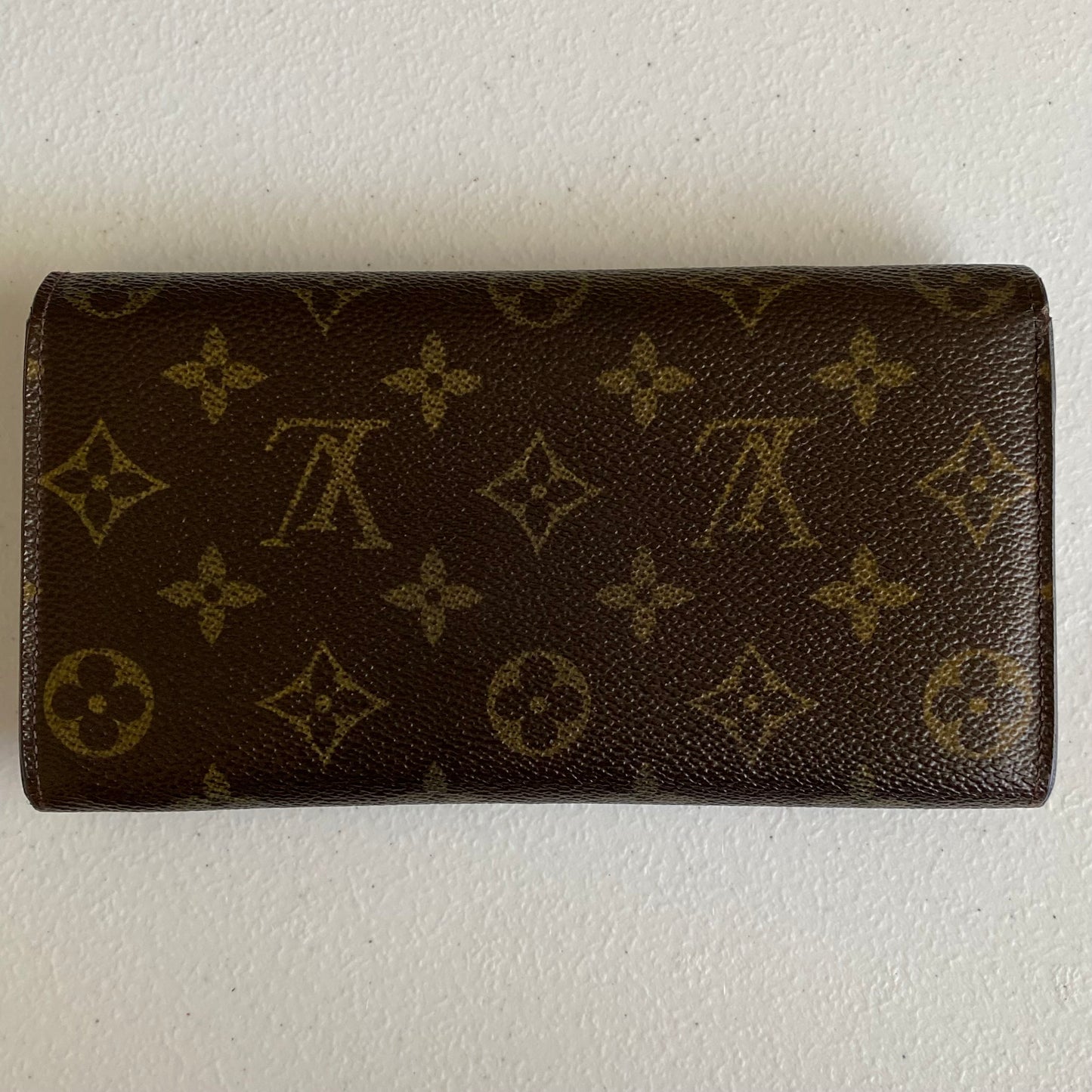Louis Vuitton monogram ca0076 long wallet authentic with coa