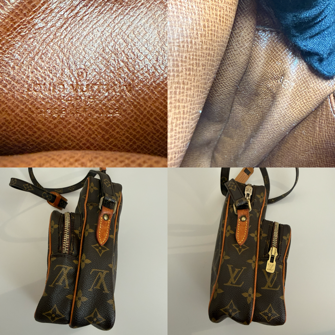 Louis Vuitton monogram Amazon crossbody bag unisex authentic with COA