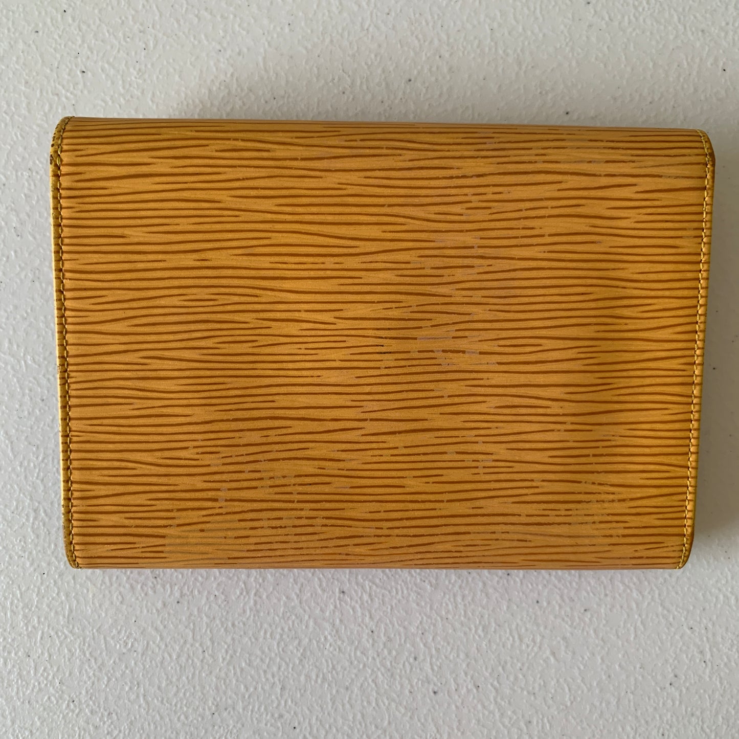 Louis Vuitton yellow Epi leather wallet SP0969 authentic with COA