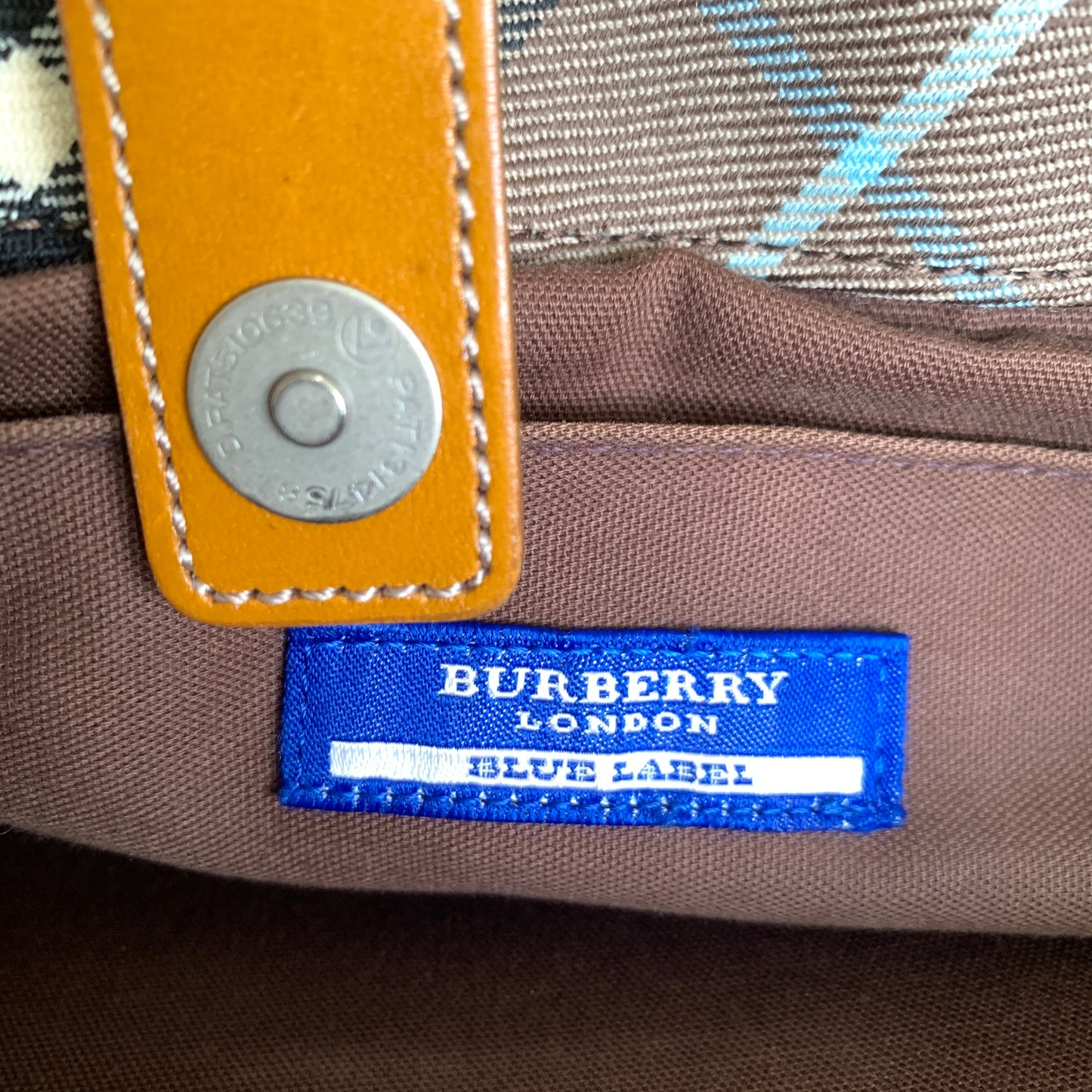 Burberry classic check tote bag Authentic with COA