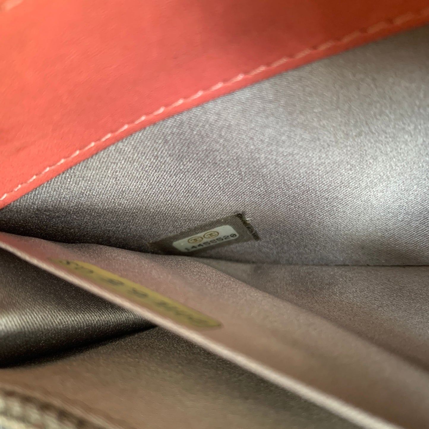 Rare Chanel women's pink zippy long leather wallet