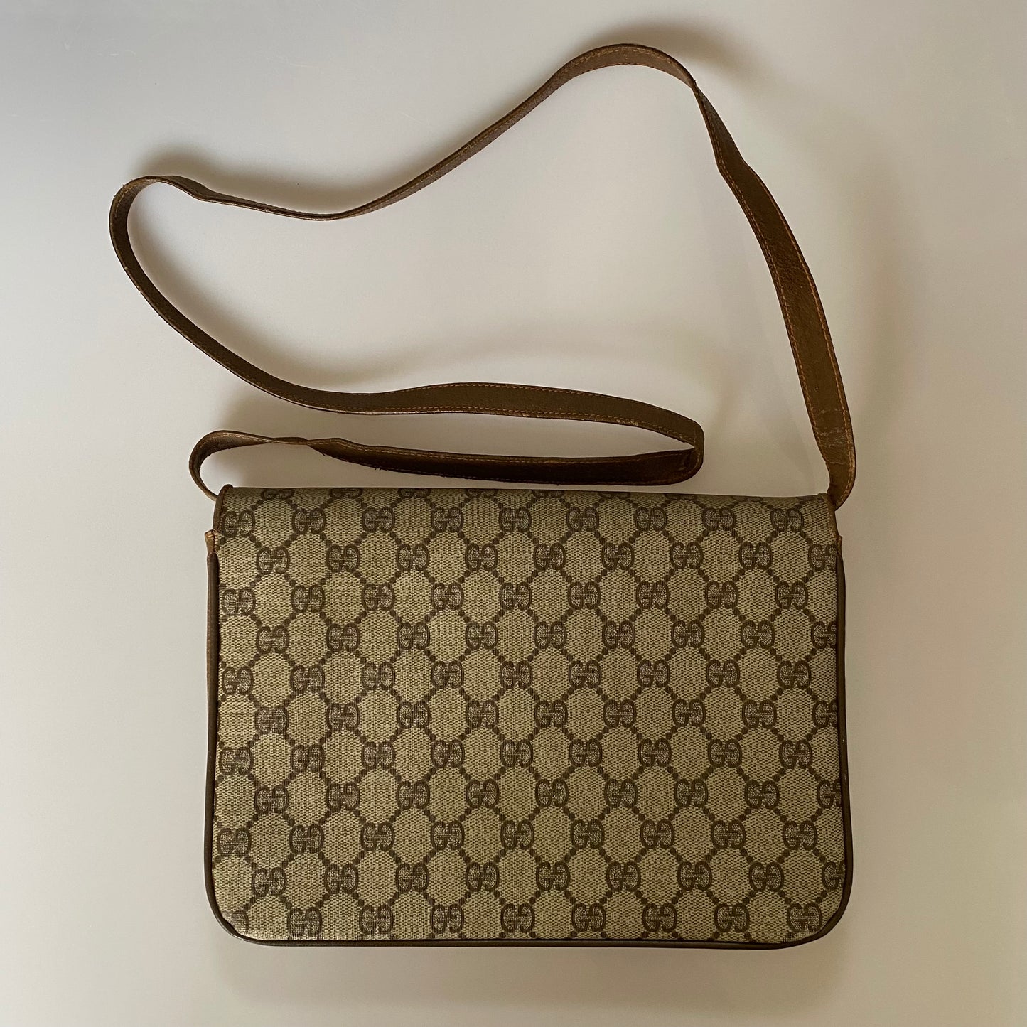 Gucci vintage GG monogram crossbody bag authentic with coa