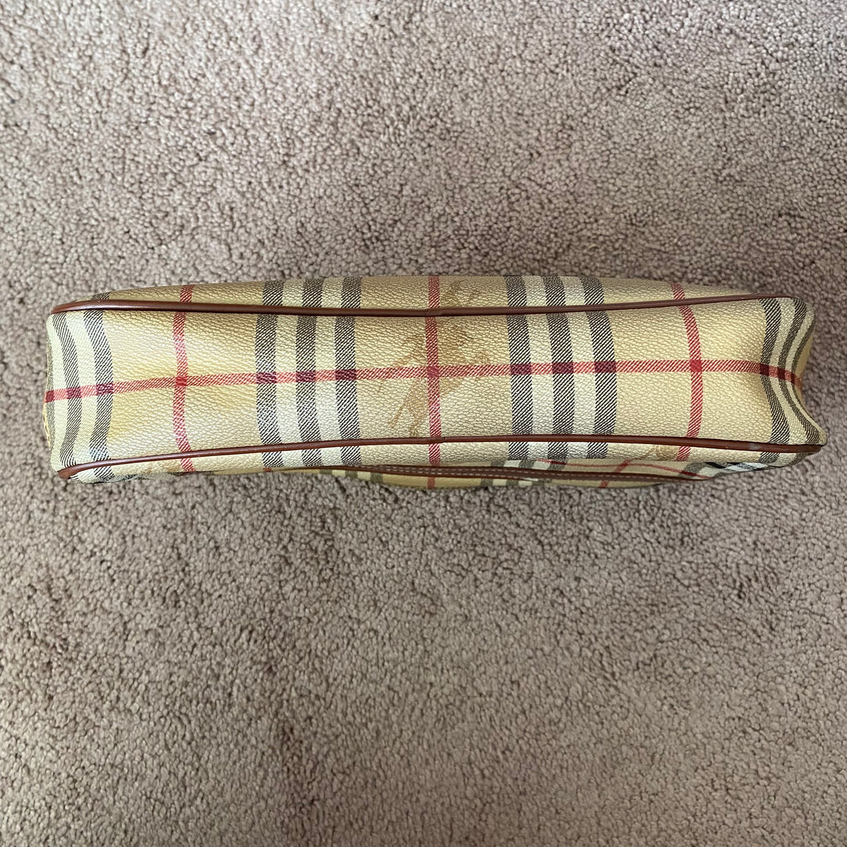 Burberry haymarket clutch wristlet bag Authentic with COA 11.5x7.5x3