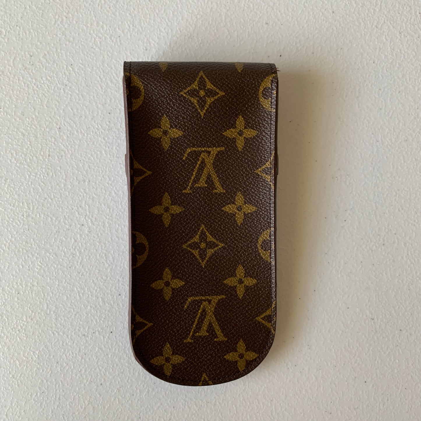 Louis Vuitton monogram glasses holder MI0985 Authentic with COA