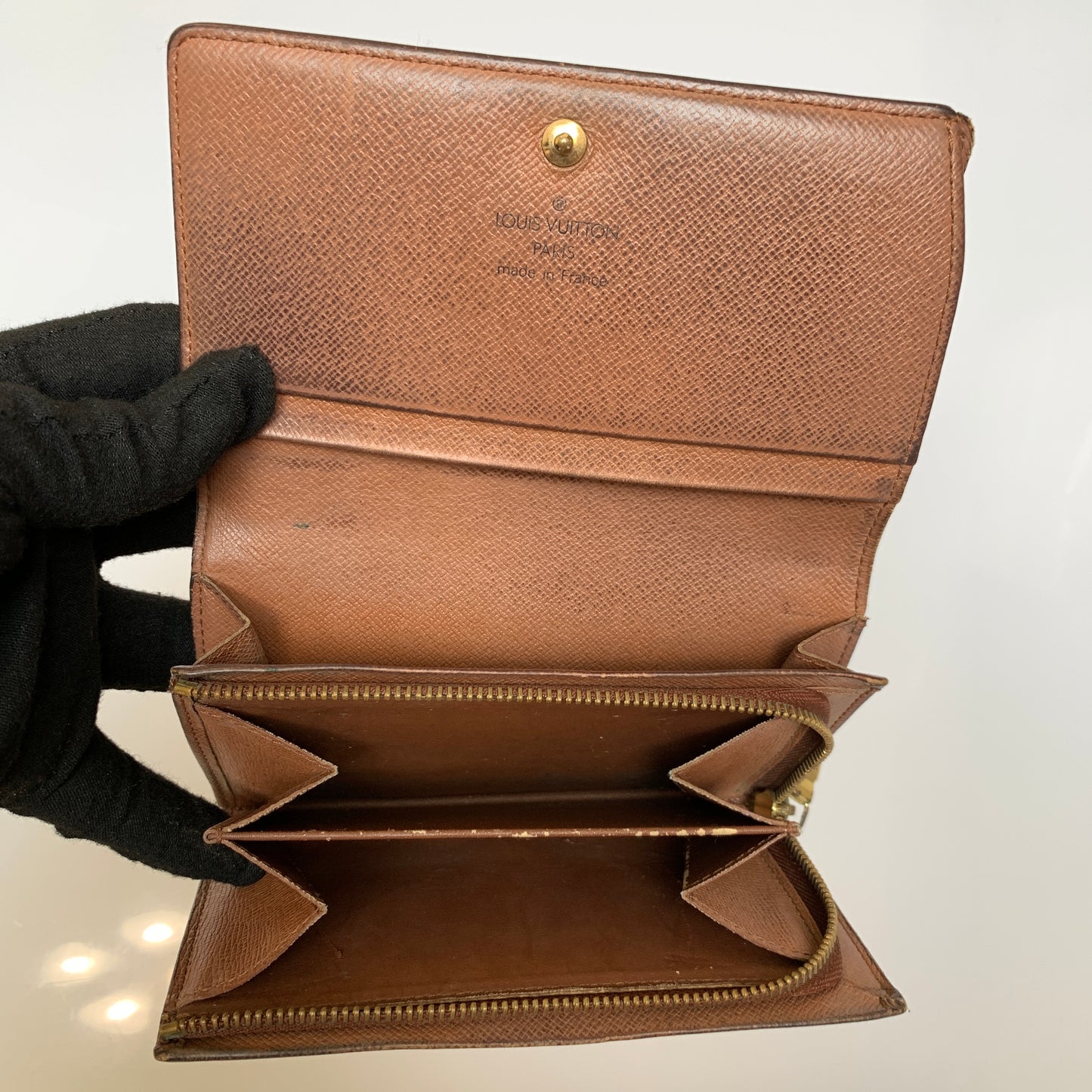 Louis Vuitton monogram compact wallet MI0976 Authentic with COA