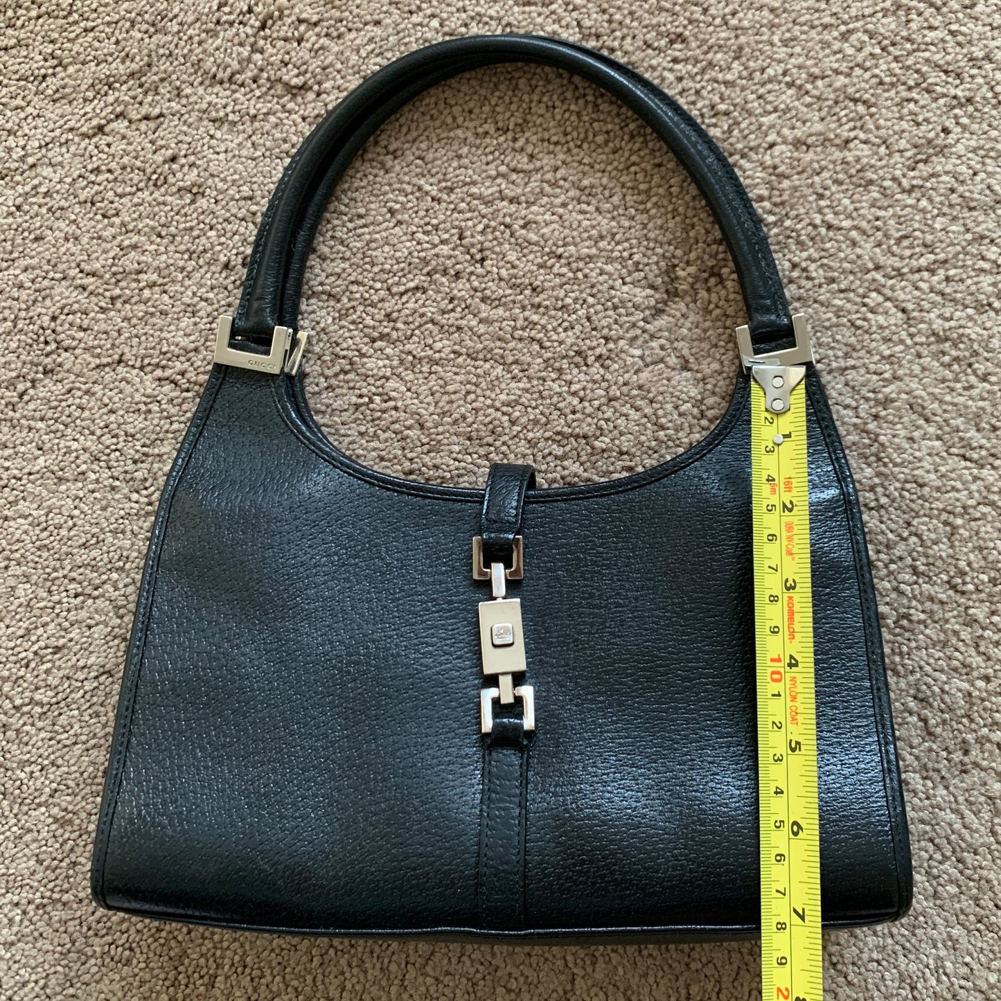 Authentic Gucci vintage Jackie black leather bag
