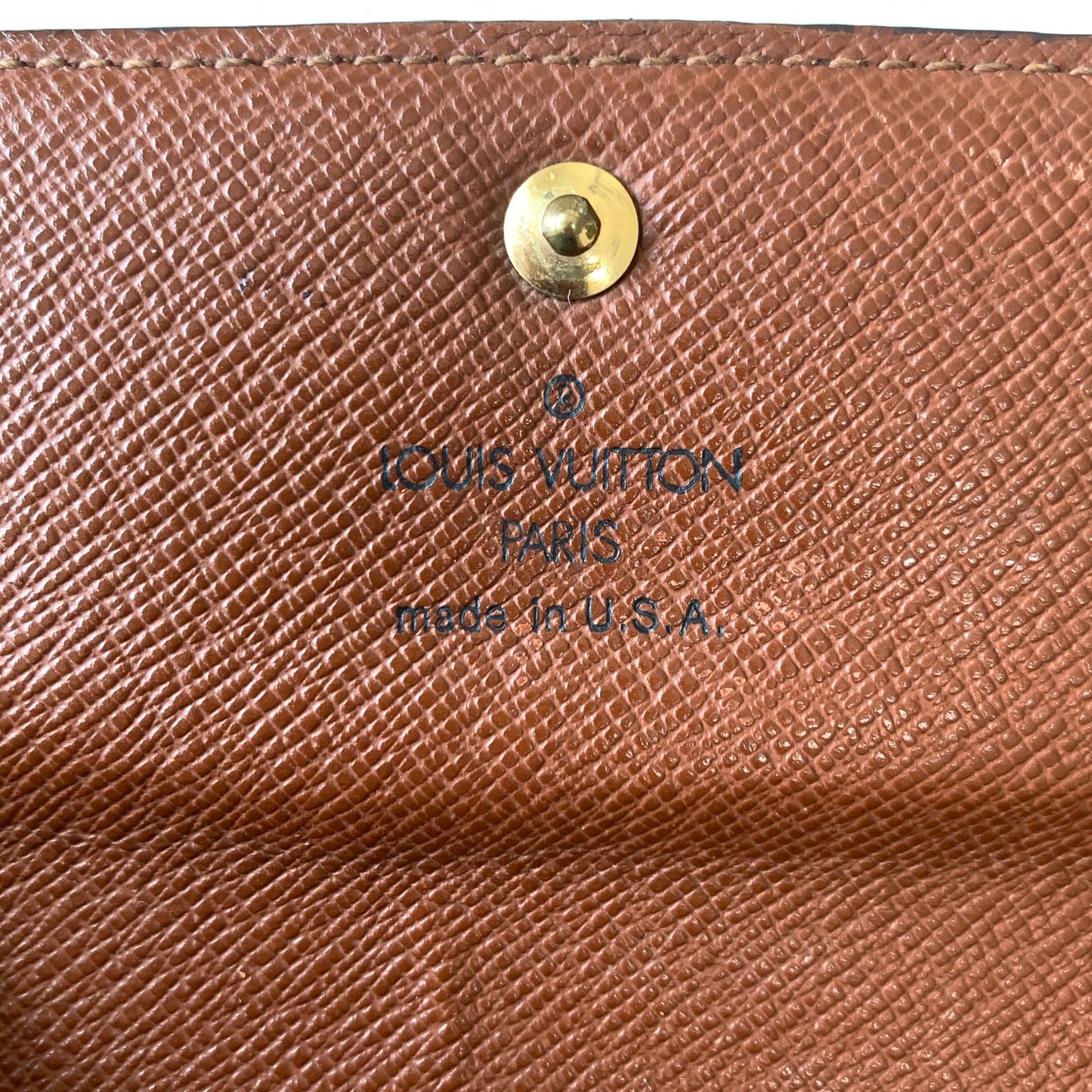 Louis Vuitton SD0030 monogram long wallet Authentic with COA
