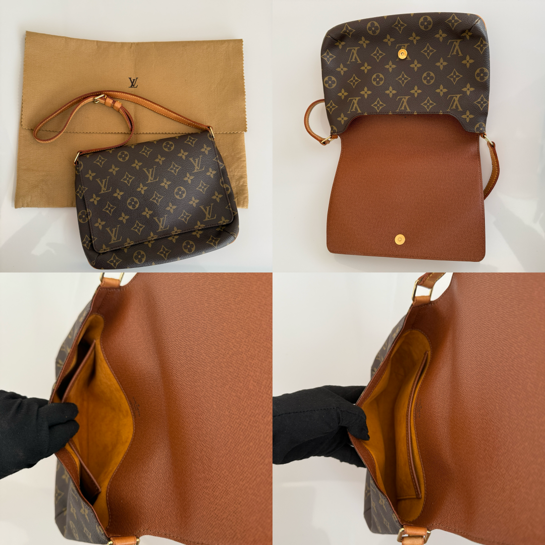 Louis Vuitton Monogram Musette Tango shoulder bag authentic with COA dust bag
