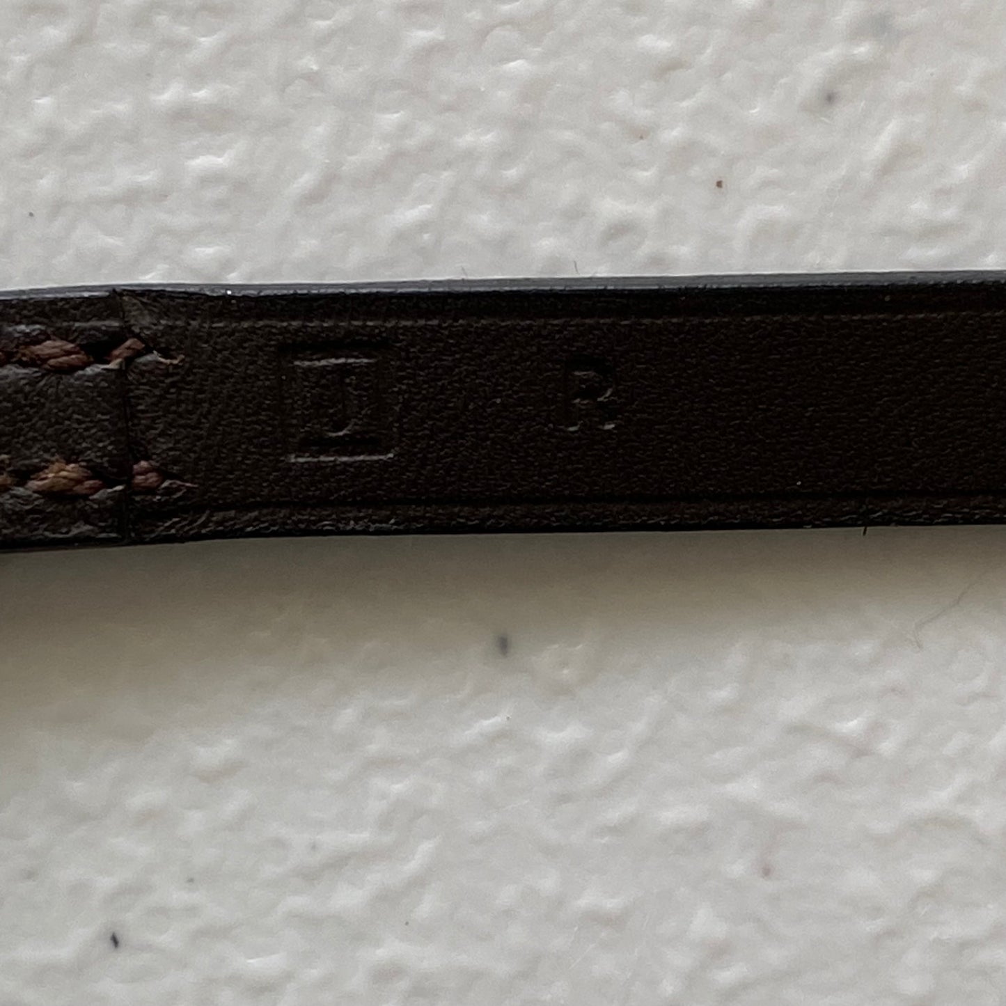 Hermes leather Bracelet Authentic with coa
