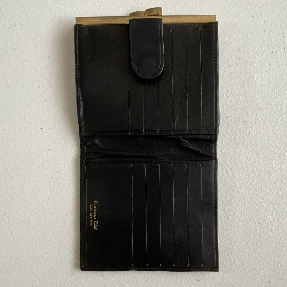 Dior wallet vintage oblique logo wallet Authentic with COA 4.8x4.5
