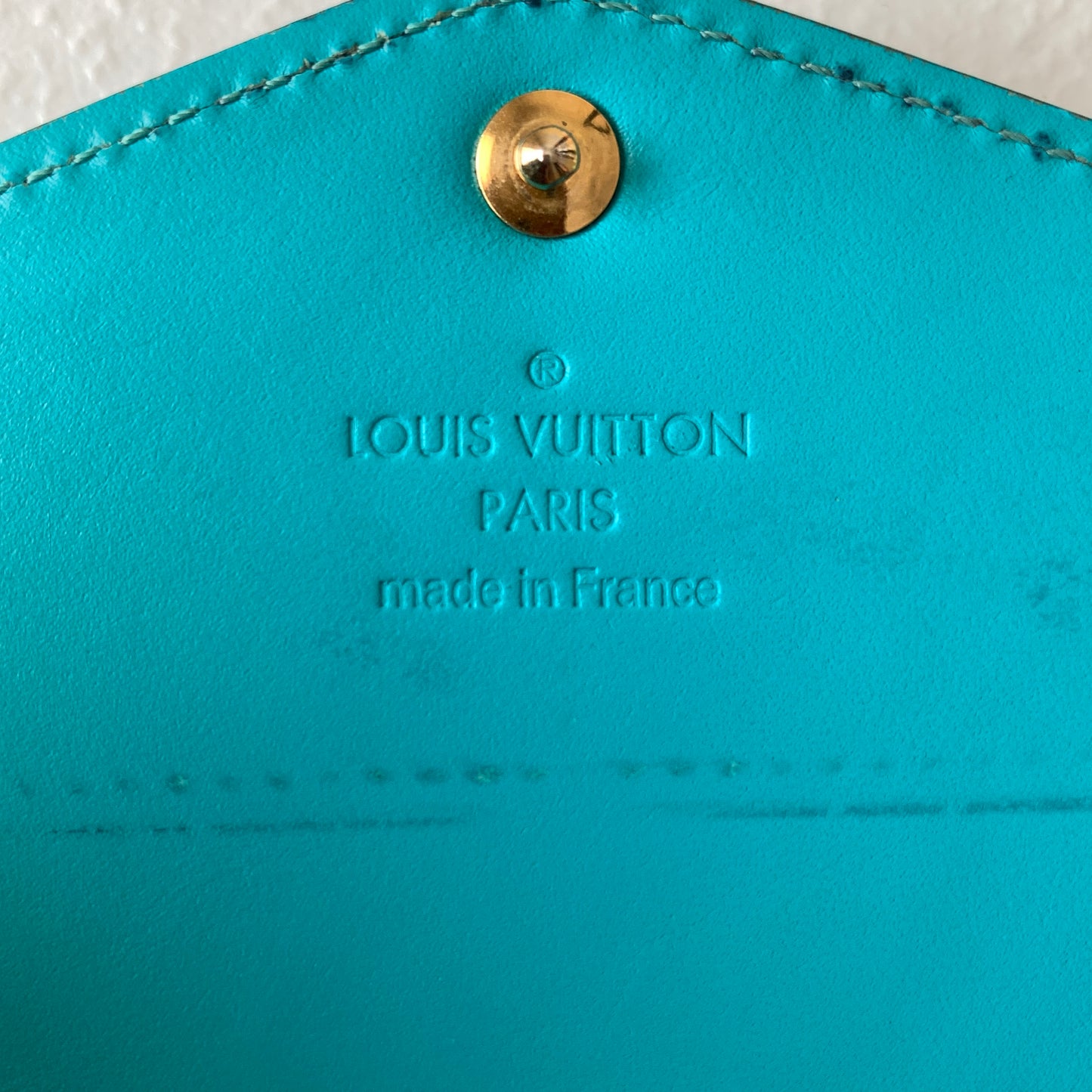 Louis Vuitton sarah vernis long wallet TN1115 Authentic with COA