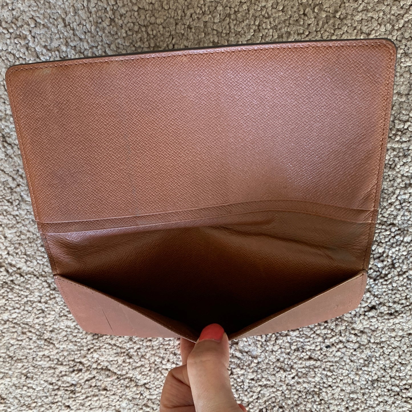 Authentic Louis Vuitton unisex monogram long card holder wallet