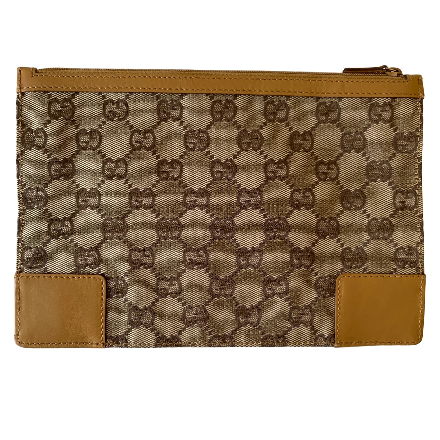Gucci monogram pouch Authentic with COA