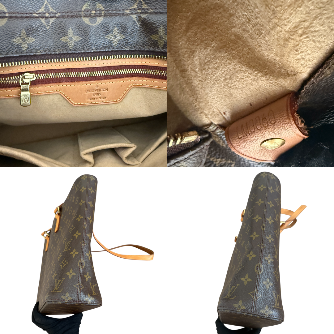 Louis Vuitton women’s monogram luco tote bag authentic with COA