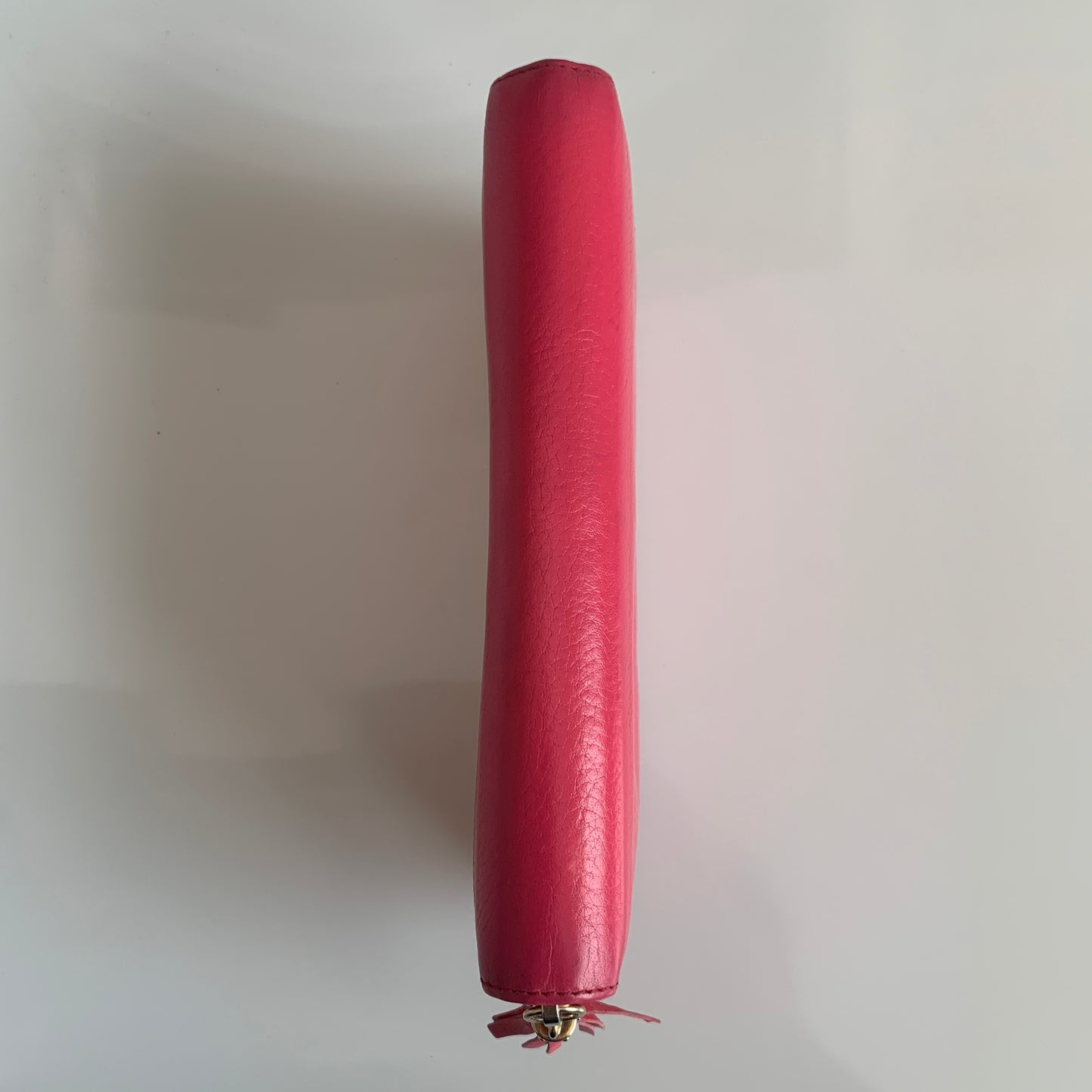 Gucci soho pink Leather long zip around Wallet authentic with COA and tassel zi