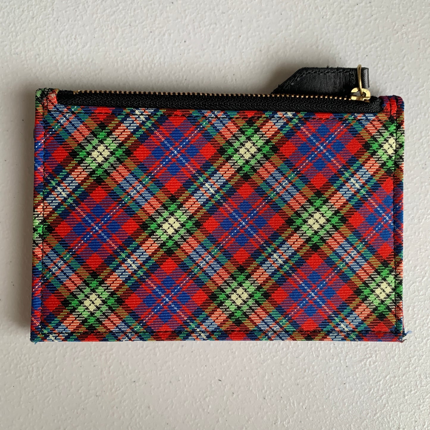 Vivienne Westwood zippy check pouch authentic with COA