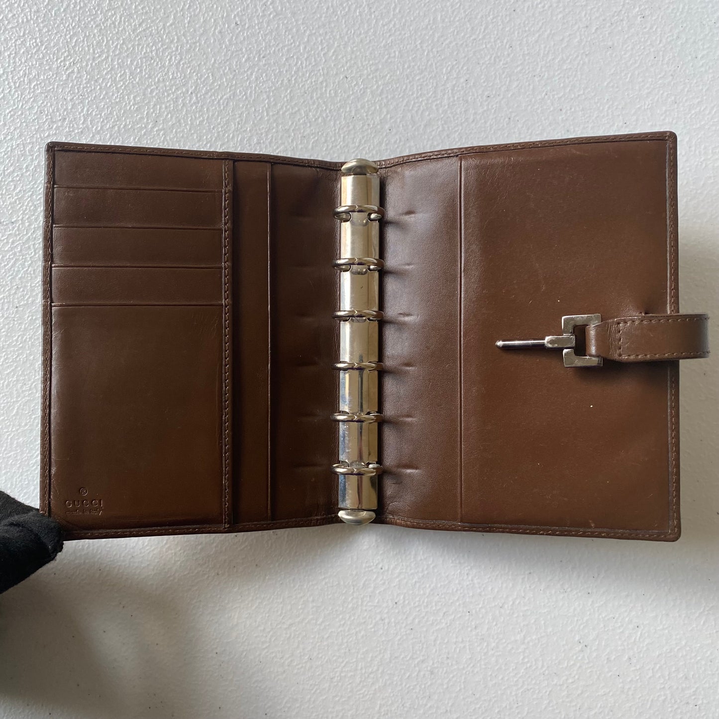 Gucci jackie monogram agenda Authentic with COA