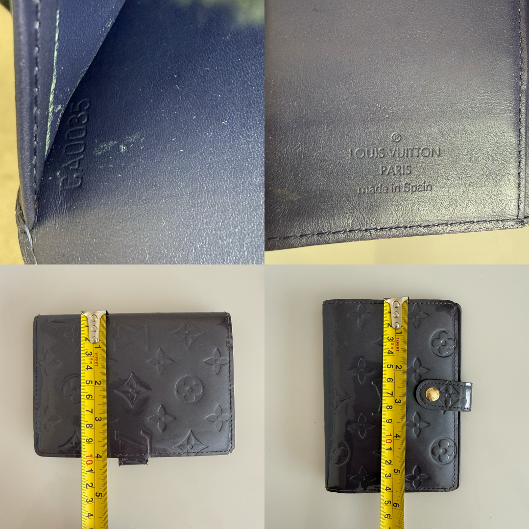 Louis Vuitton Vernis patent leather monogram agenda unisex PM authentic with COA