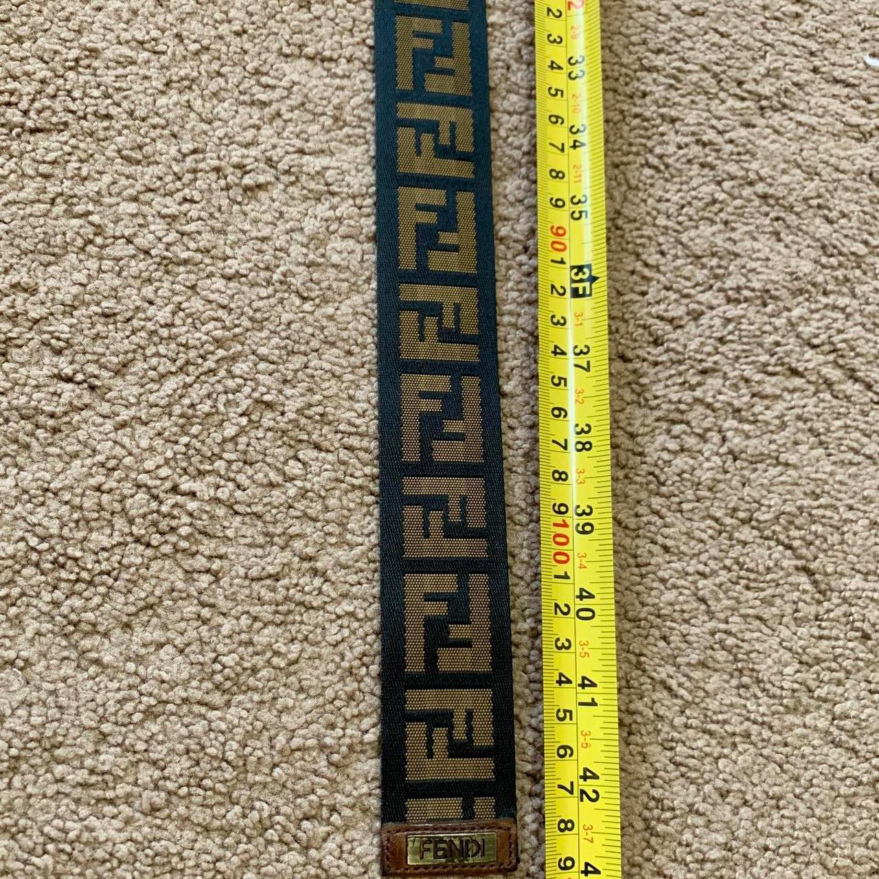 Authentic FENDI unisex monogram belt