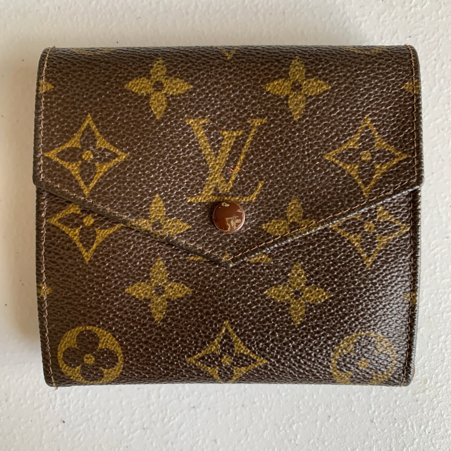 Louis Vuitton monogram unisex compact wallet AN0930 authentic with COA