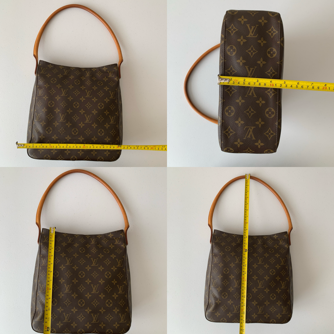 Louis Vuitton monogram looping shoulder bag authentic with COA
