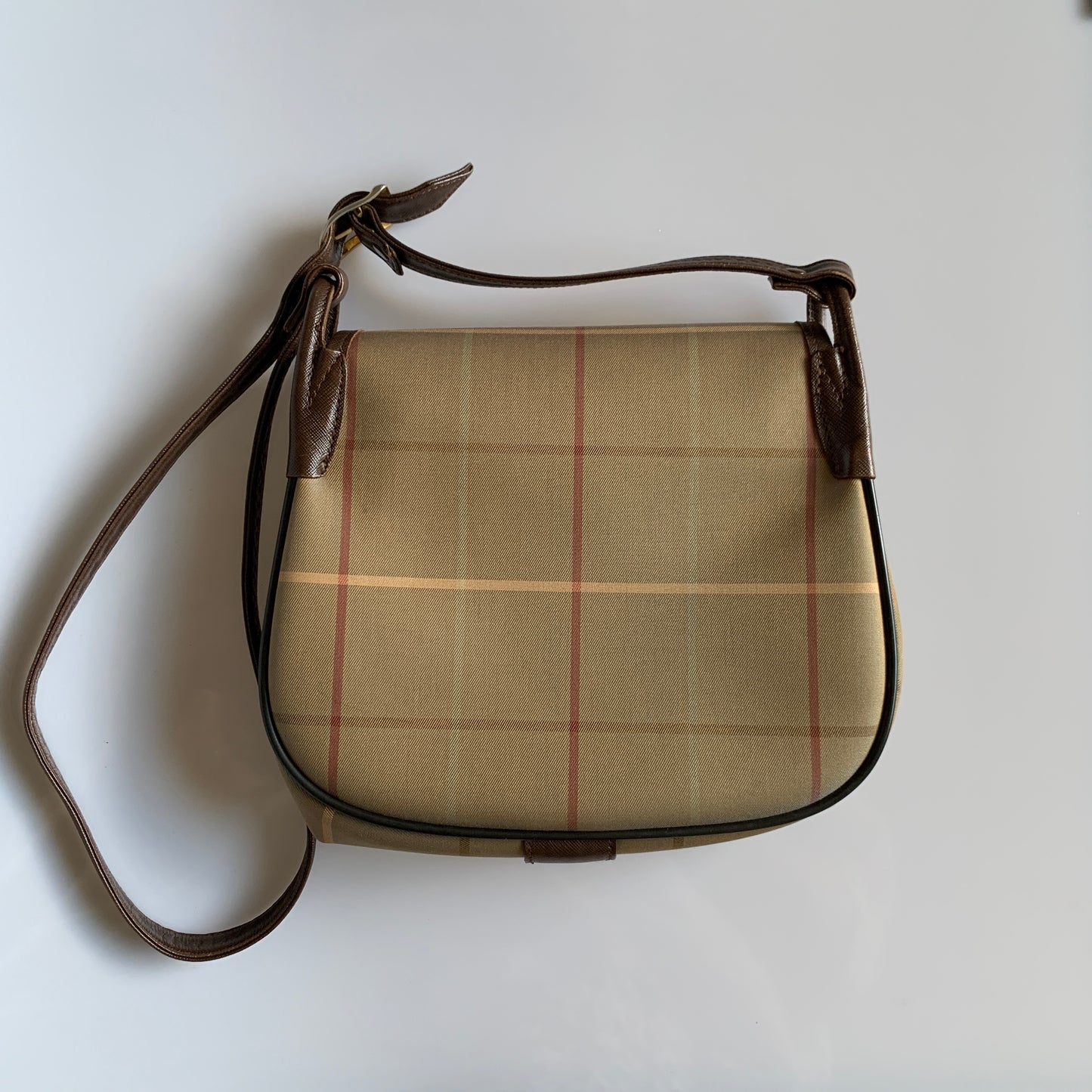 Burberry vintage check crossbody Bag authentic with COA