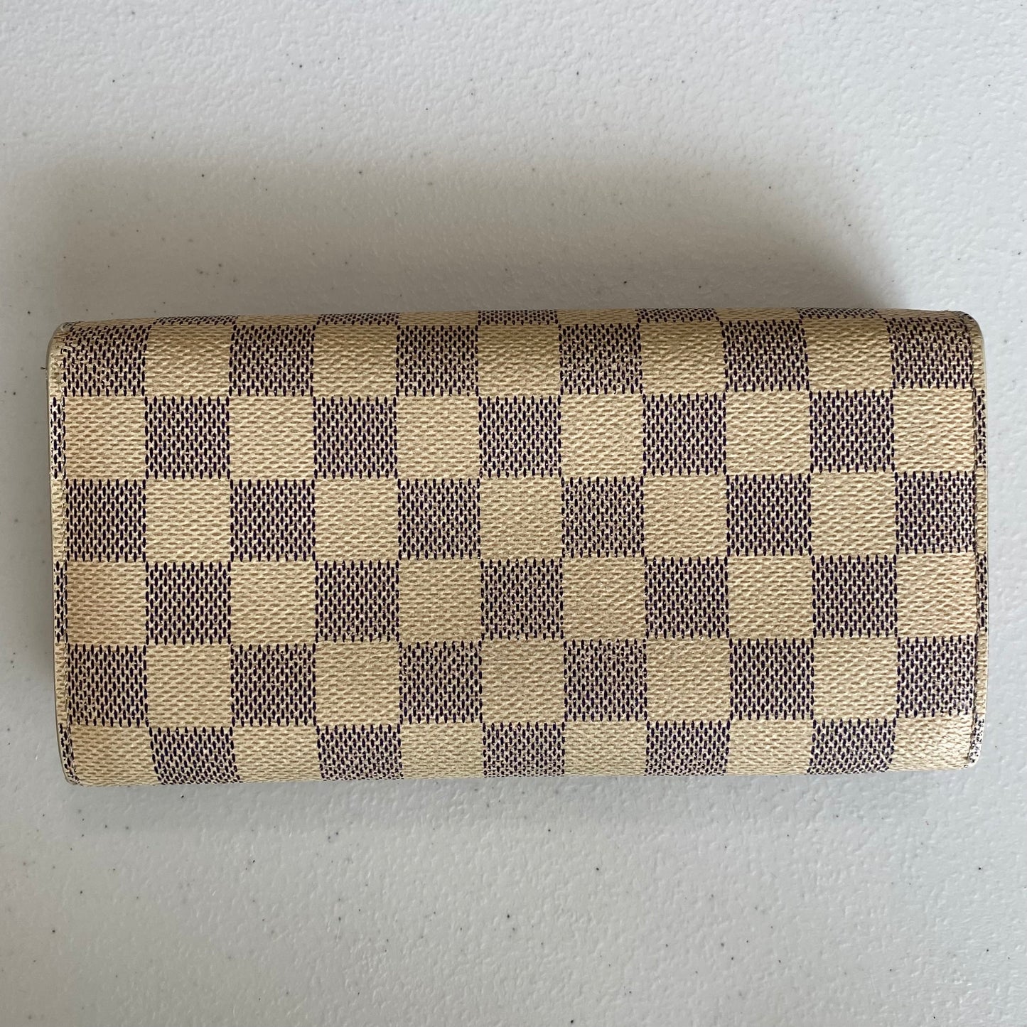Louis Vuitton damier azur long wallet ca4121 authentic with coa