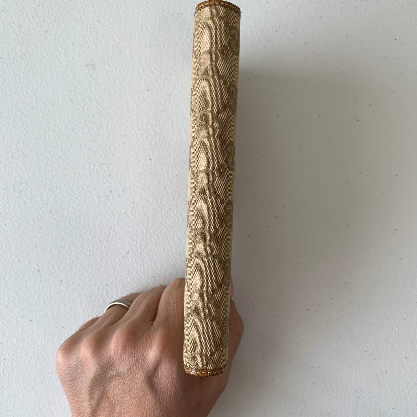 Gucci monogram women’s long wallet 7.5 x3.8” authentic with COA