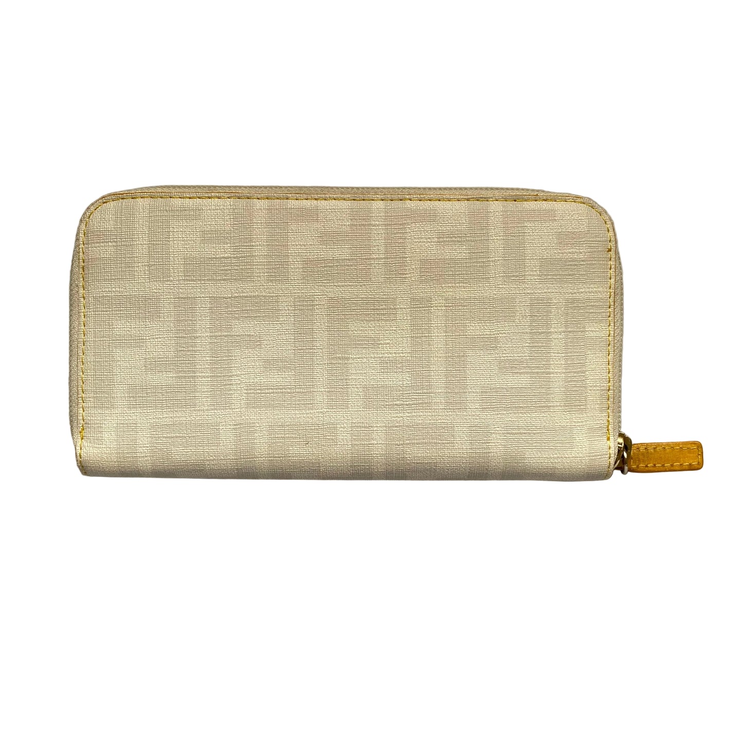Fendi FF monogram zip around long wallet authentic with coa