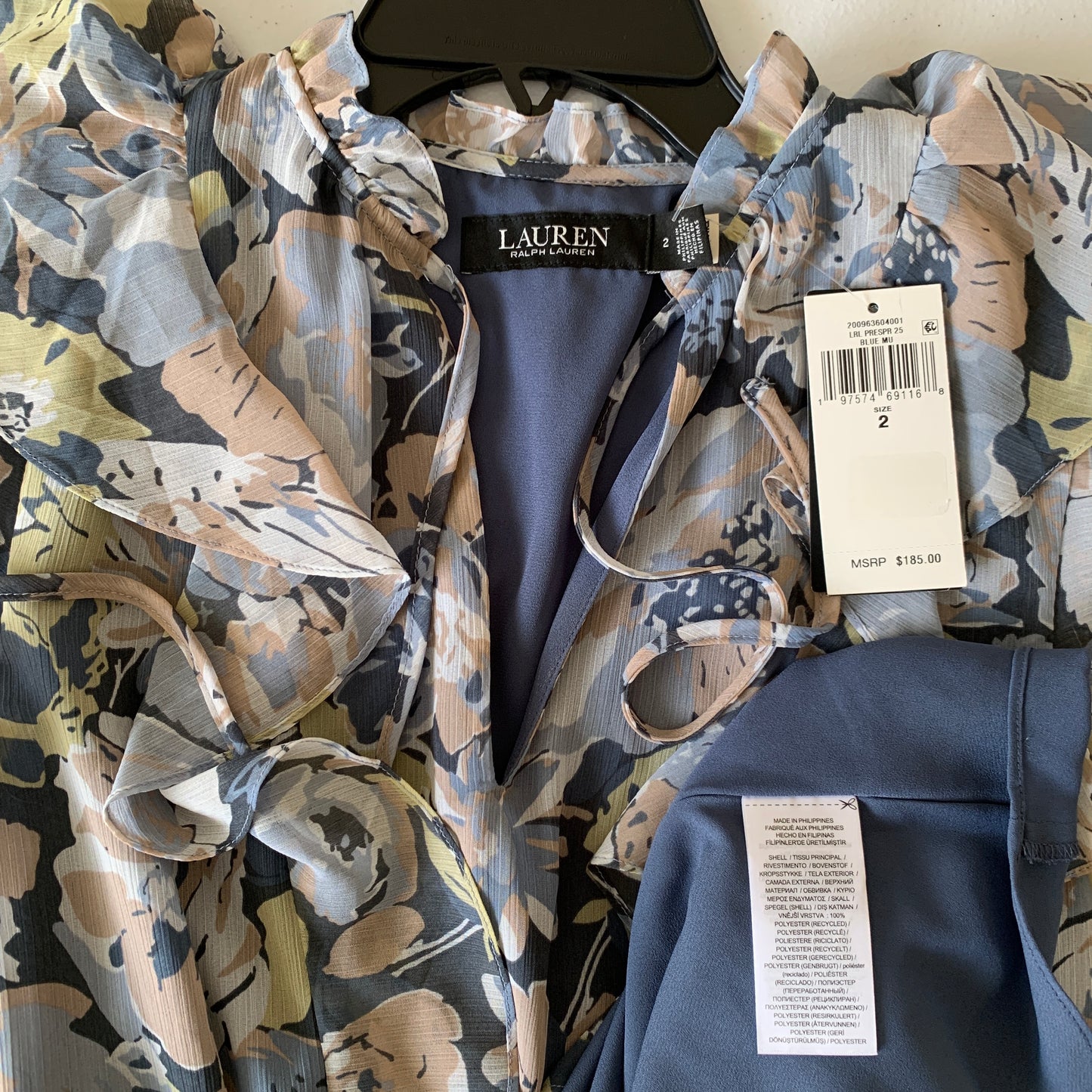 Lauren Ralph Lauren women’s NWT short sleeve dress floral size 2