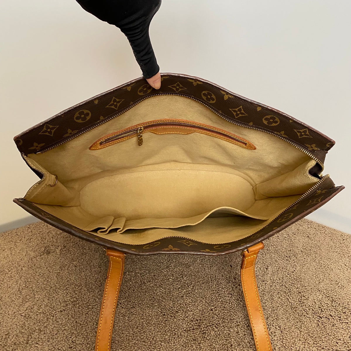 Louis Vuitton monogram Babylon tote bag VI1907 Authentic with COA 16x12x4.6
