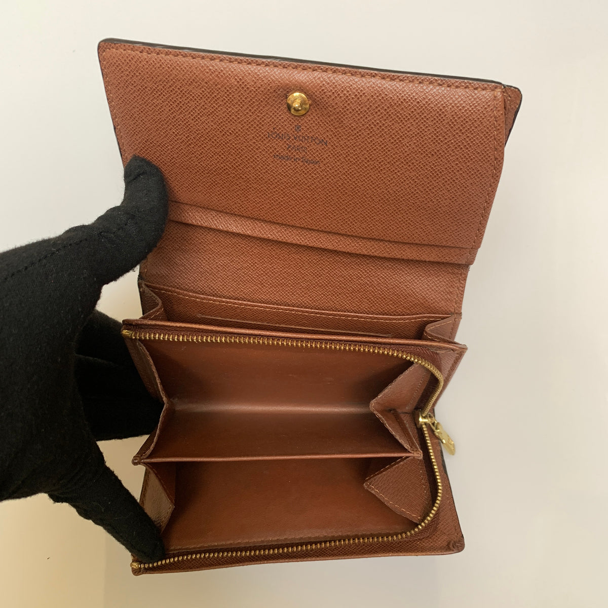 Louis Vuitton monogram wallet CA1097 Authentic with COA box dusty 5.6x3.5
