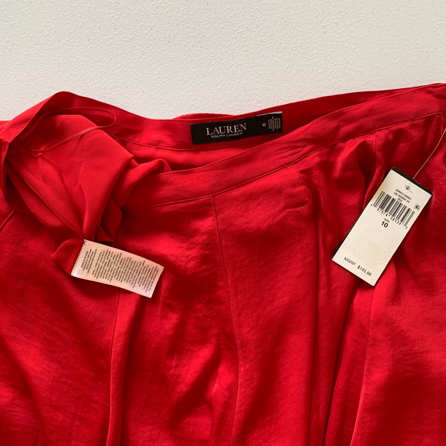 Lauren Ralph Lauren Women’s NWT bright red skirt size 10