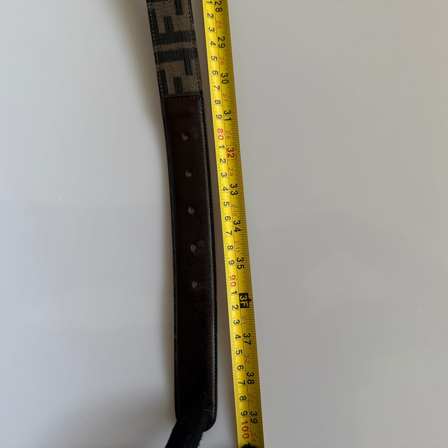 Fendi vintage zucca monogram belt authentic with COA