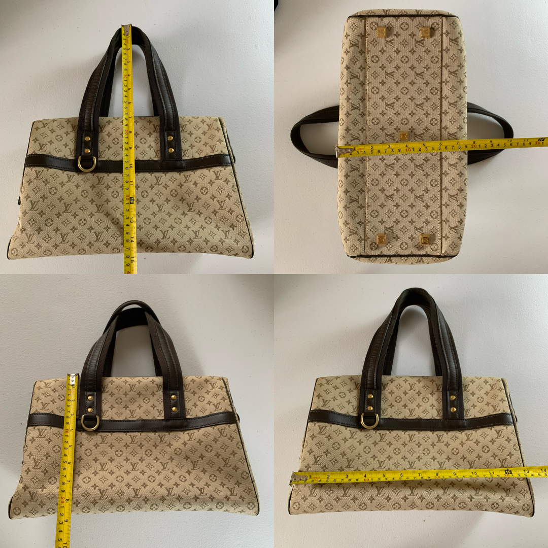 Louis Vuitton monogram mini Lin handbag josephine authentic with COA