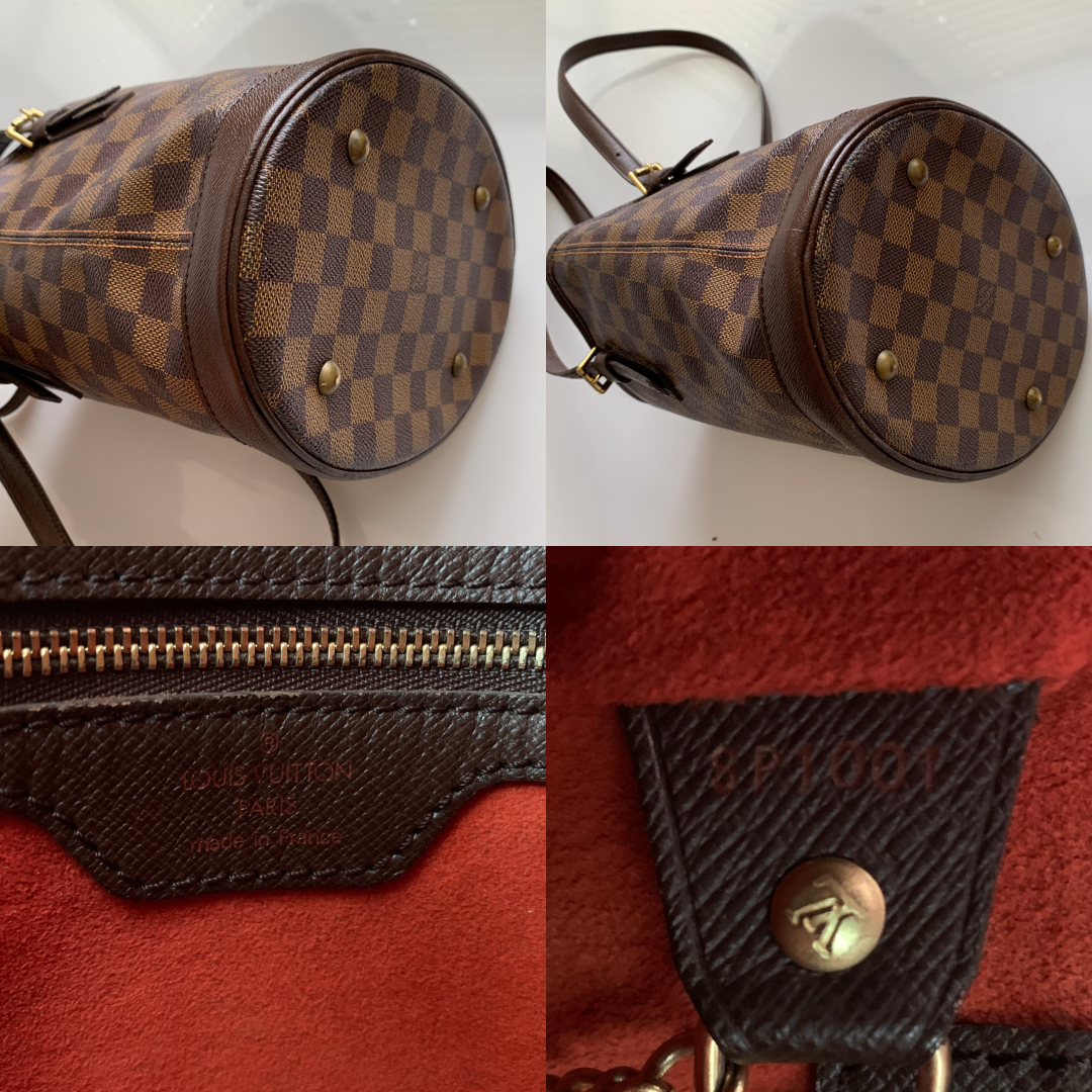 Louis Vuitton damier bucket bag PM SP1001 authentic with COA