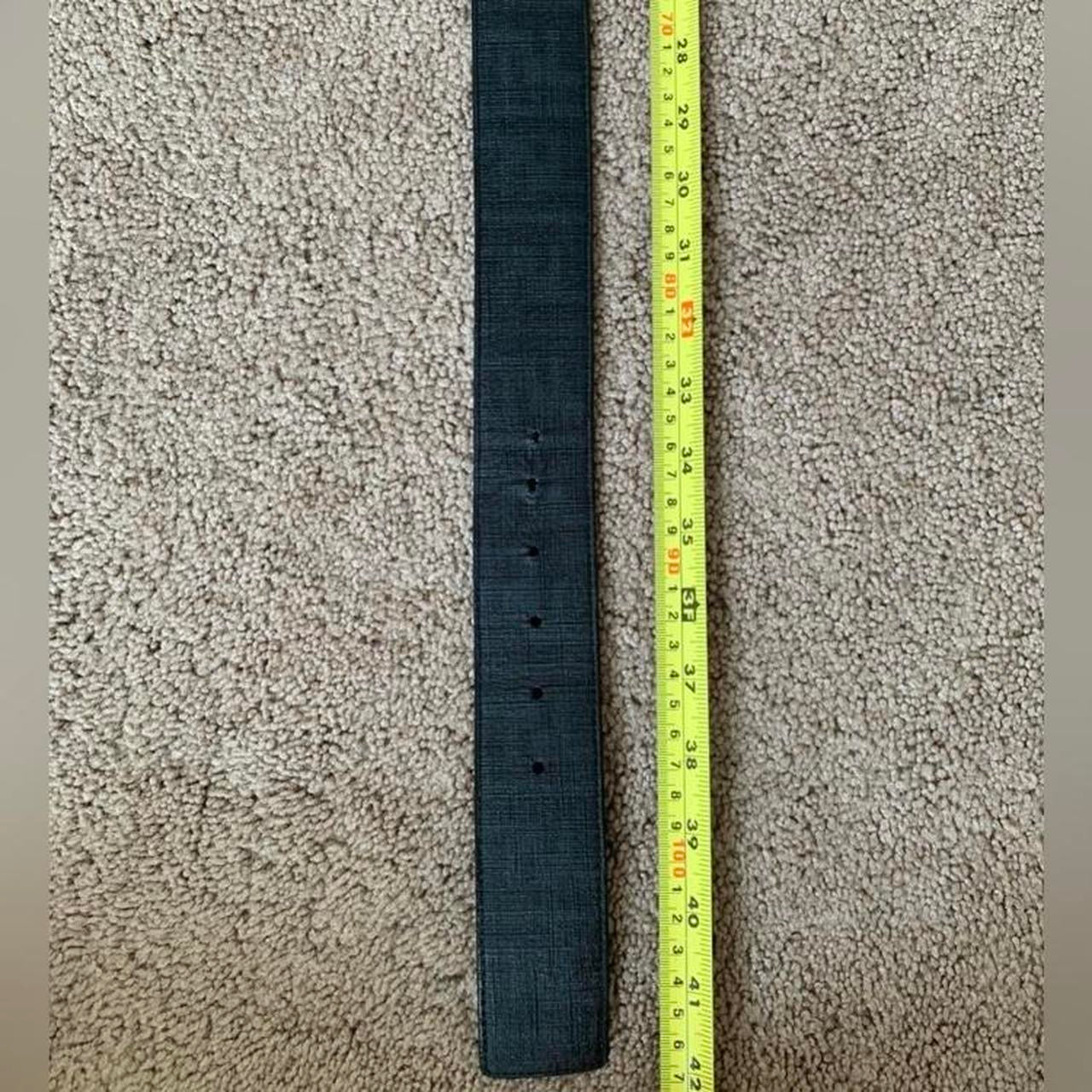 Authentic Fendi unisex vintage black monogram belt size 95 cm/38 inch