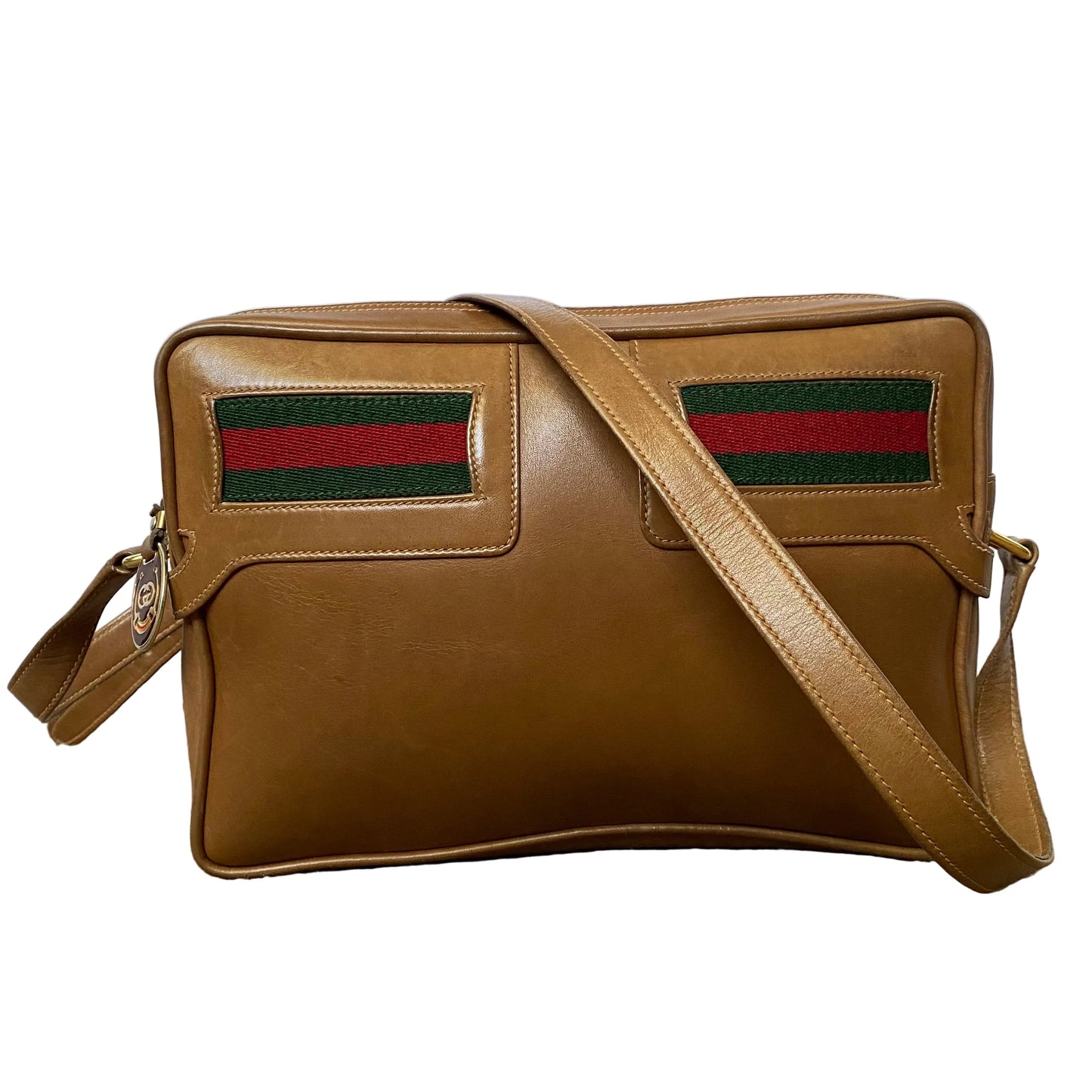 Gucci vintage sherry line shoulder bag Authentic with coa