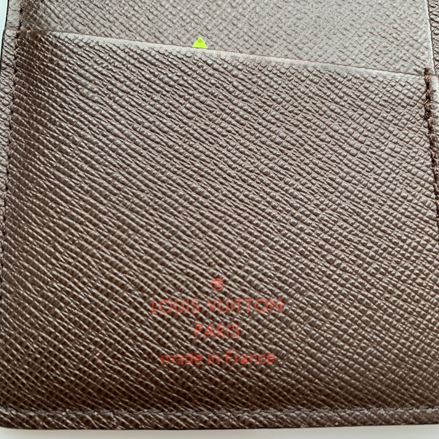 Louis Vuitton damier long card holder wallet unisex authentic with COA CT4180