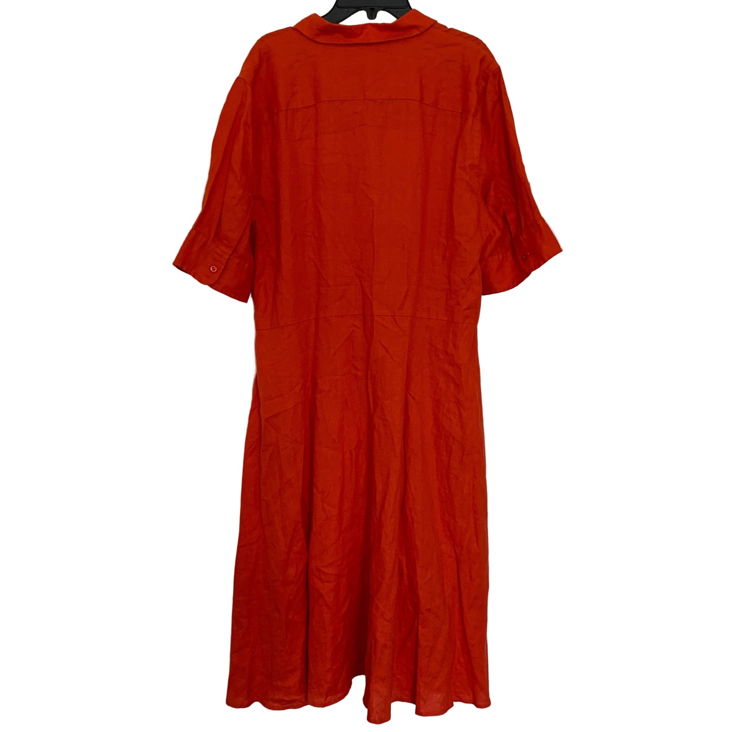 Lauren Ralph Lauren womens NWT Orange linen Dress size 14
