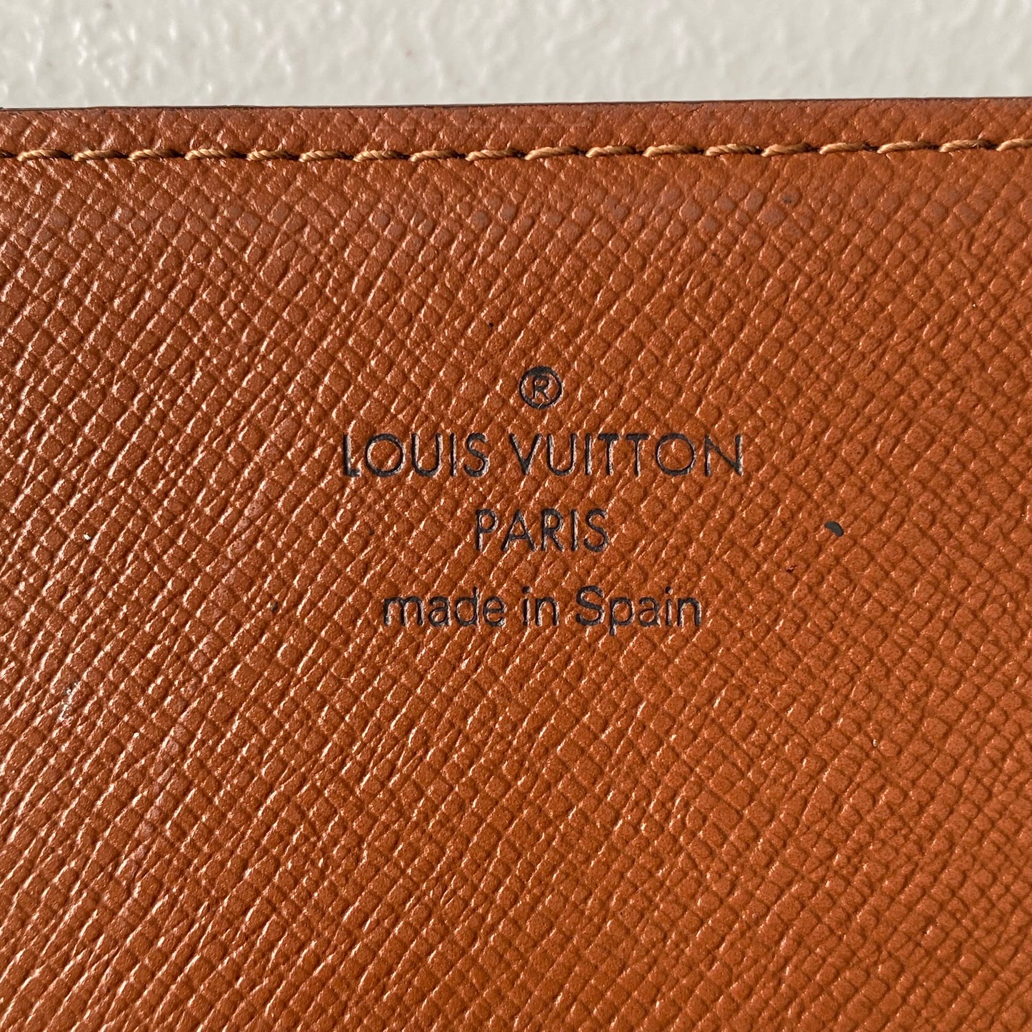 Louis Vuitton monogram long wallet CA0938 Authentic with COA 7x3.8
