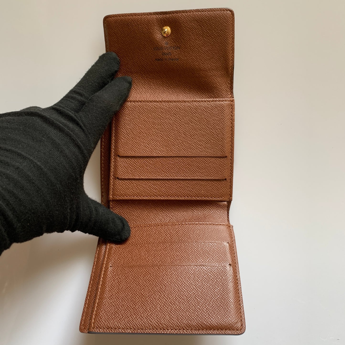 Louis Vuitton monogram trifold compact wallet SP0015 Authentic with COA