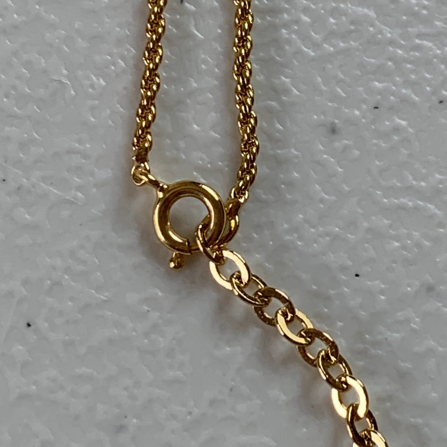 Dior CD logo pendant gold plated necklace authentic with COA and adjustable len