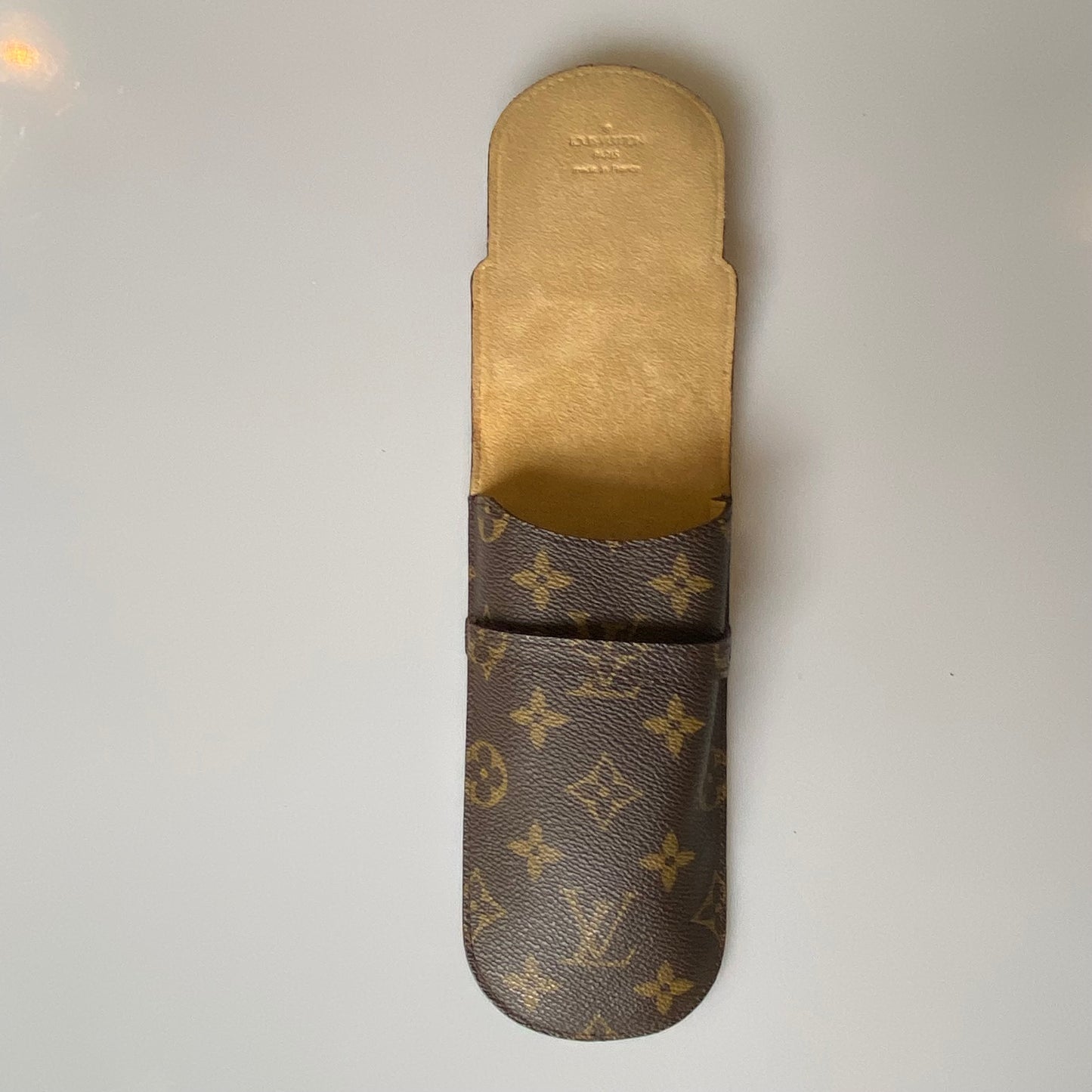 Louis Vuitton monogram pen glasses holder MI0978 Authentic with coa