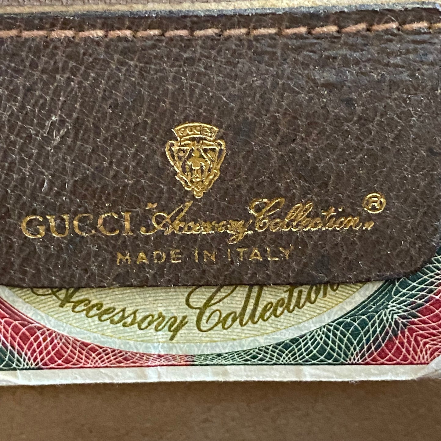 Gucci vintage GG monogram crossbody bag authentic with coa