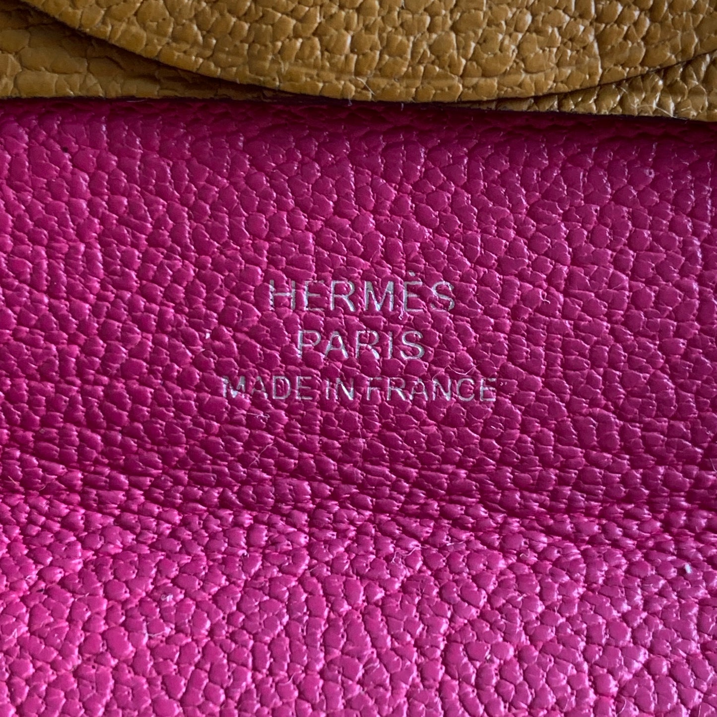 Hermes leather Coin pouch authentic with COA